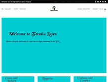 Tablet Screenshot of fetasialatex.com